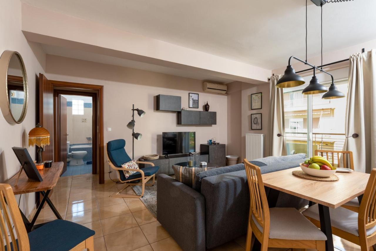 Eleni'S Modern Apartment Волос Екстериор снимка